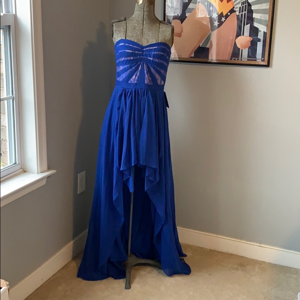 Arden B. High Royal Blue Dress